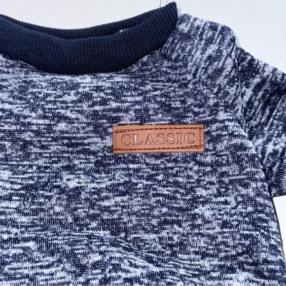 Pet Dog Clothes Knitwear Sweater Soft Thickening Warm Winter Puppy Blue Size M - Picture 3 of 6